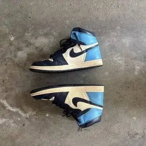 Jordan | Shoes | Jordan Blue Cream Athletic Shoes Hightop  display picture 1